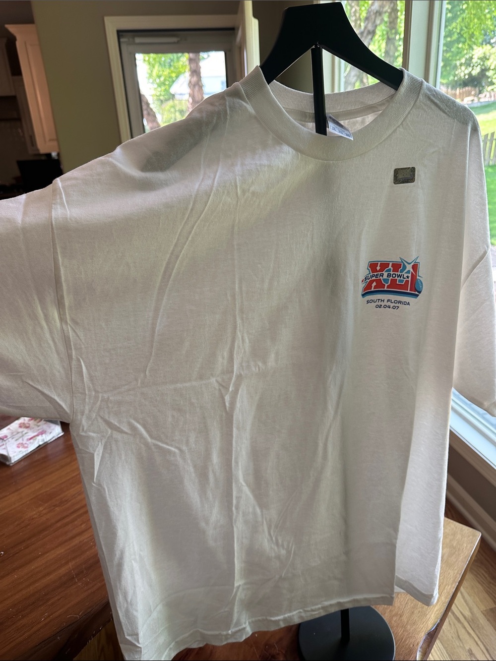 Super Bowl XLI South Florida 2007 XXL White NFL Graphic T Shirt/ NEW